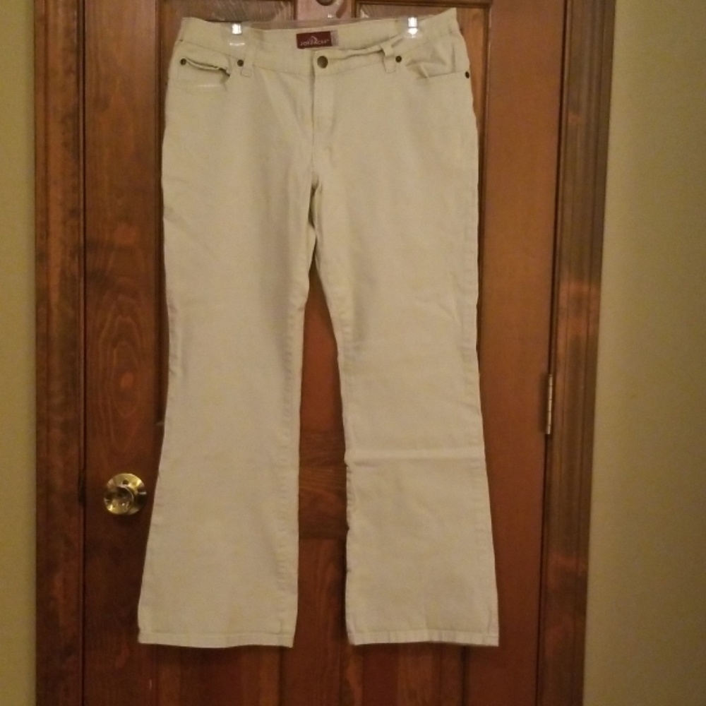 Low rise stretch flare jean